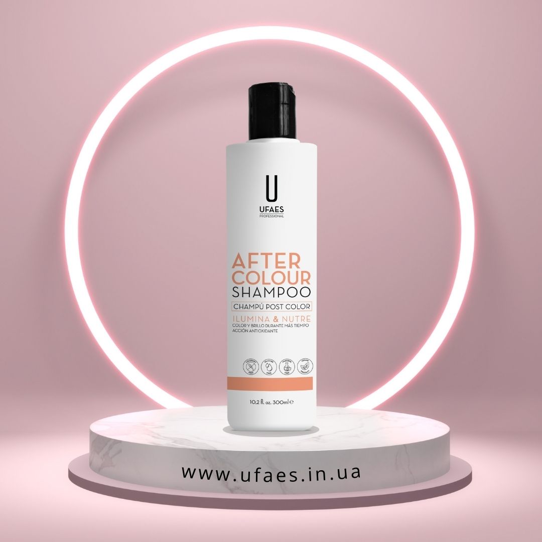 5UF1401CHPC_CH_AFTERCOLOUR_UFAES_300ML Шампунь для фарбованого волосся Post Color CH UFAES 300 мл - Зображення 1