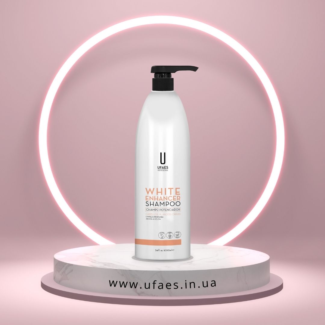 CH_CabellosBlancos_UFAES_1L Шампунь для сивого волосся CH Blanco Prof Line UFAES 1000 мл - Зображення 1