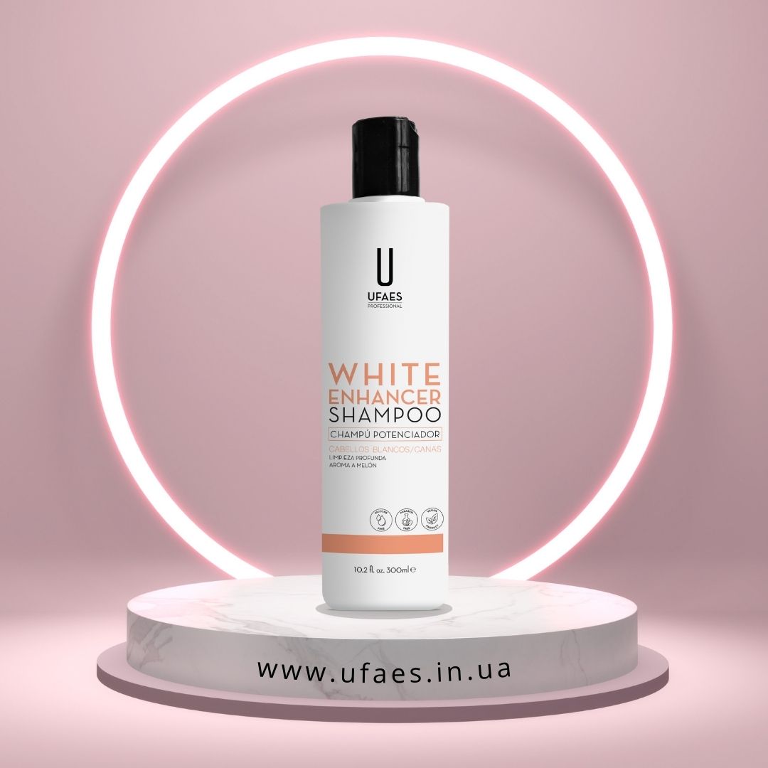 CH_CabellosBlancos_UFAES_300ML Шампунь для сивого волосся CH Blanco Prof Line UFAES 300 мл - Зображення 1