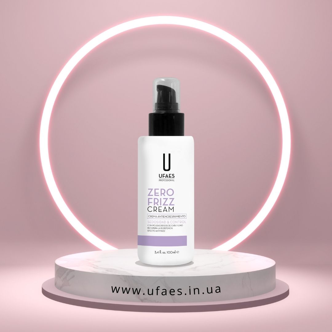 CR_ZEROFRIZZ_UFAES_100ML Крем проти пухнастості волосся Zero Frizz Cream UFAES 100 мл - Зображення 1