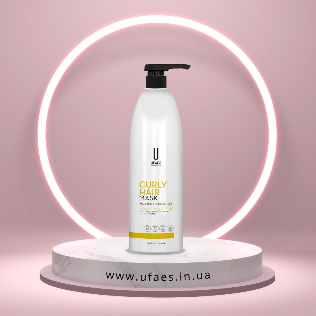 MC_CURLYHAIR_UFAES_1L Маска для кучерявого волосся - Curly Hair Mask UFAES 1000 мл - Зображення 1