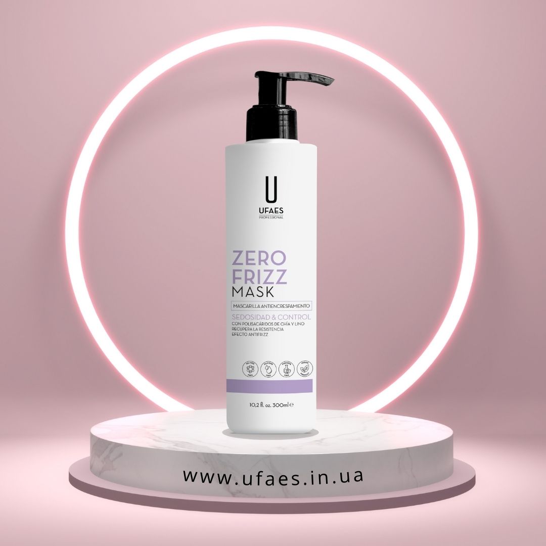 MC_ZEROFRIZZ_UFAES_300ML Маска проти пухнастості волосся Zero Frizz Mask UFAES 300 мл - Зображення 1